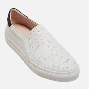 Kate Spade "Azores" White Slip On Size 9